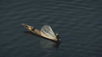 Fishermen in Canoe