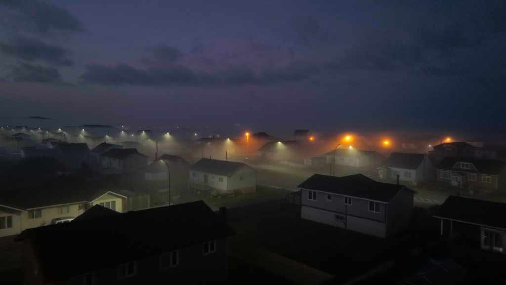 Miquelon in Early Morning Mist