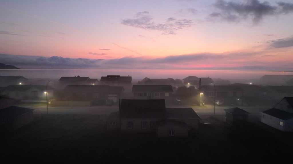 Miquelon in Early Morning Mist