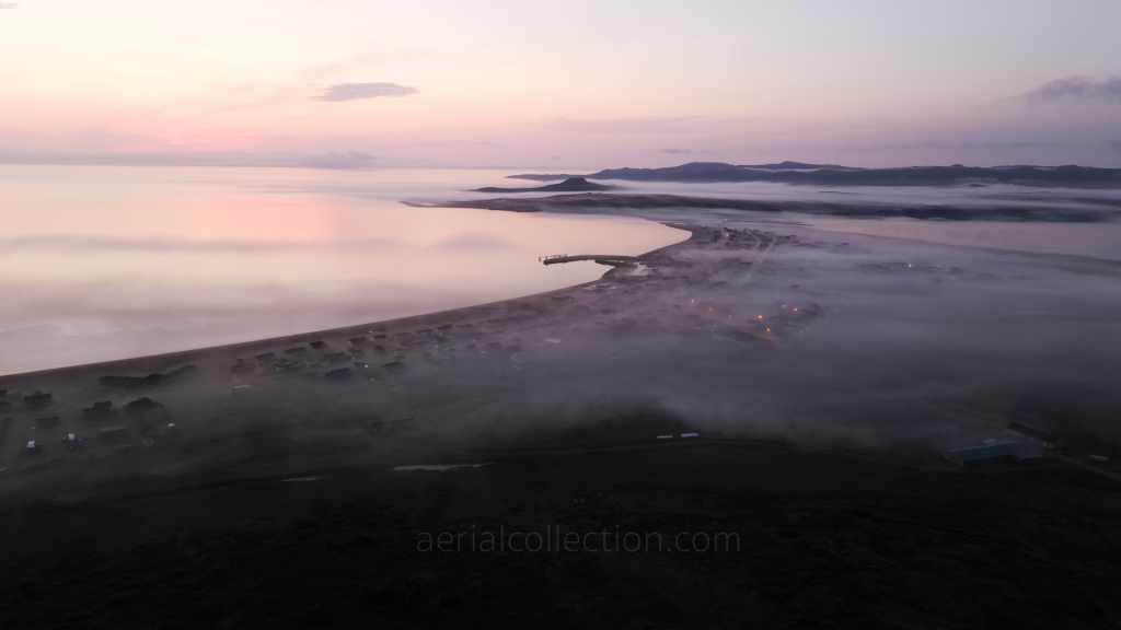Miquelon in Early Morning Mist