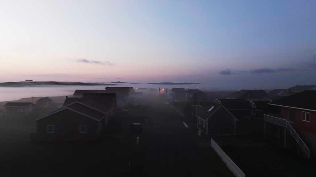 Miquelon in Early Morning Mist