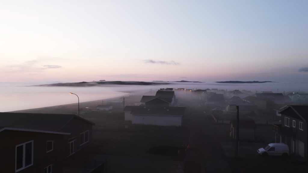 Miquelon in Early Morning Mist