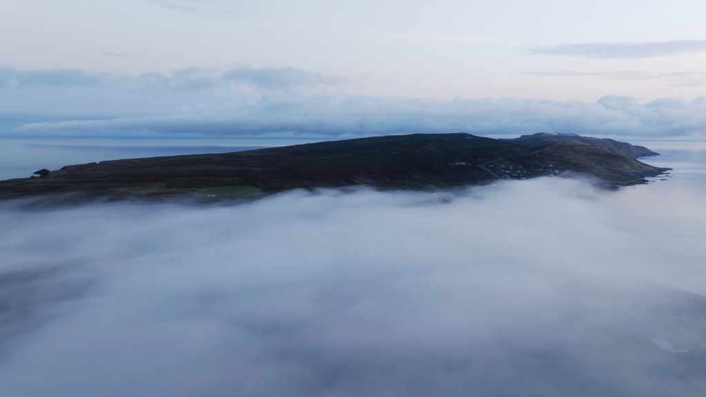 Miquelon in Early Morning Mist