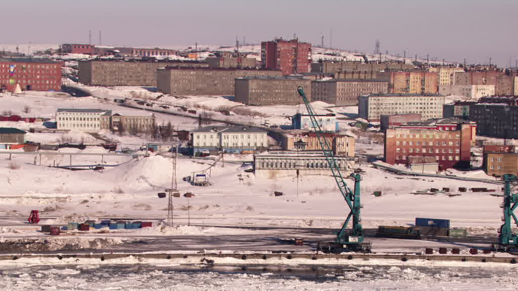 Dudinka on the Yenisei River