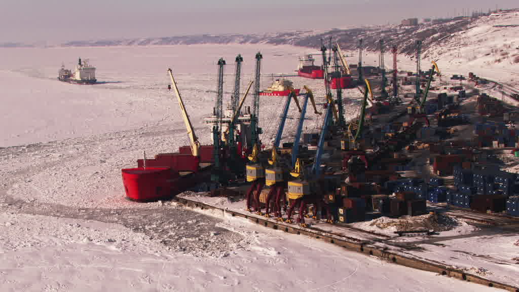 Dudinka on the Yenisei River