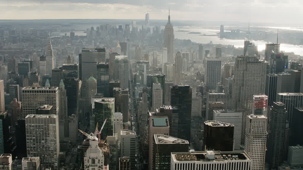 Vues aériennes de New-York